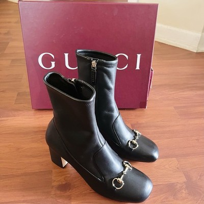 GUCCI Women's Horsebit ankle bootie sz EU39 | eBay