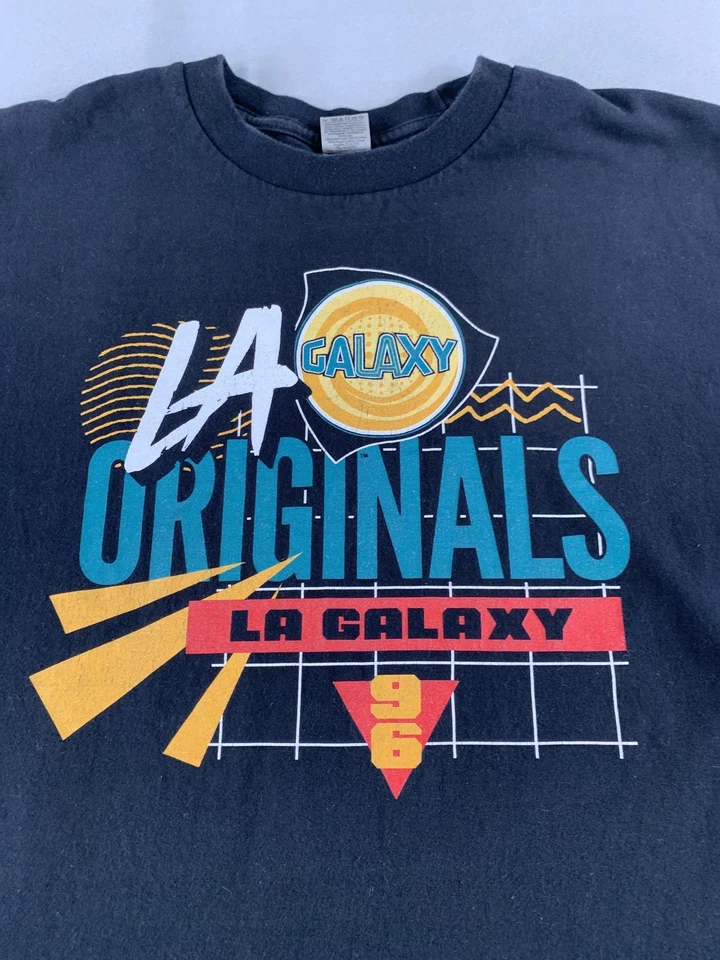 LA Galaxy Shirt Mens Medium Black MLS Soccer Originals 96 Graphic Tee LA Galaxy - Image 4 of 4