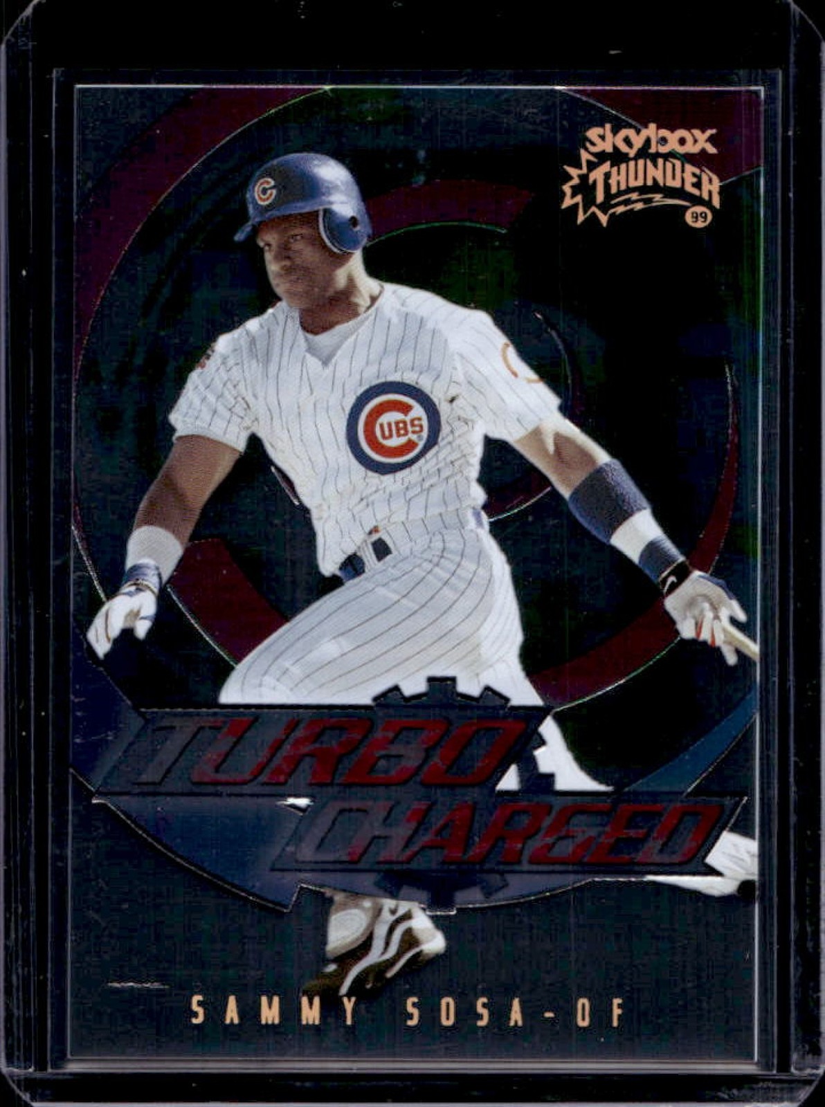 1999 Skybox Thunder Sammy Sosa Turbo Charged #9 TC Cubs