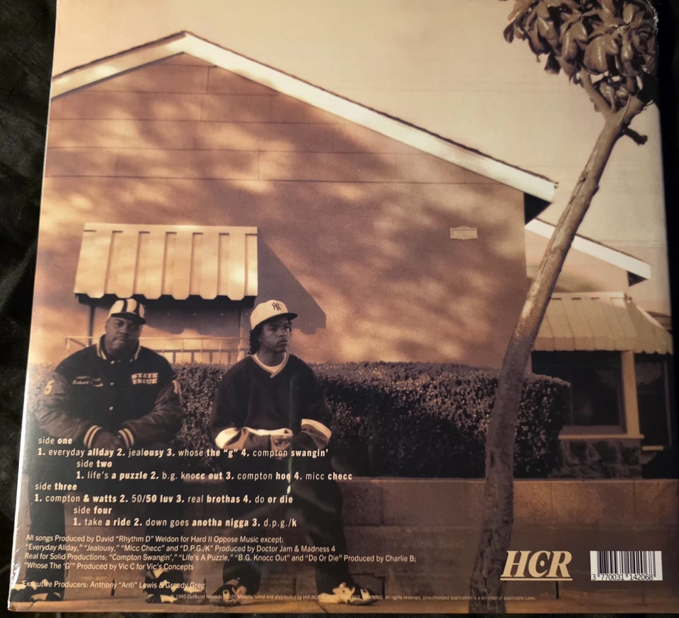 B.G. KNOCC OUT & DRESTA - Real Brothas (2025) Eazy E vinyl Only 300 Made Rare - Image 3 of 3