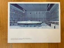 Star Wars MILLENNIUM FALCON, DEATH STAR HANGER  PRINT Ralph McQuarrie 1977