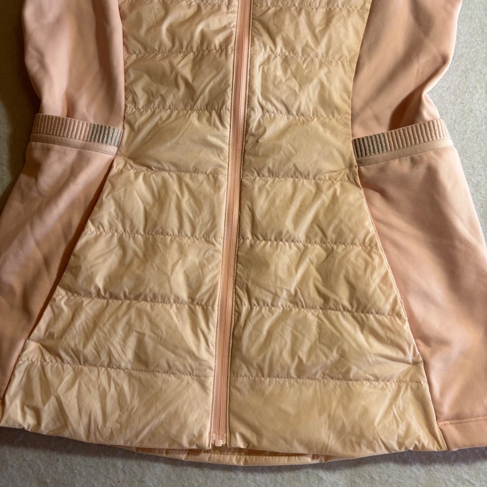 Lululemon Pink Down For It All Vest Women's Size 6 Quilted Full Zip Athletic - Image 2 of 4