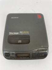 Sony Discman D-36 Portable CD Player Mega Bass 10-Variation Play Mode Japan 1992