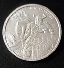 Silver 1 oz Legendary Warriors: Eric Bloodaxe Round BU