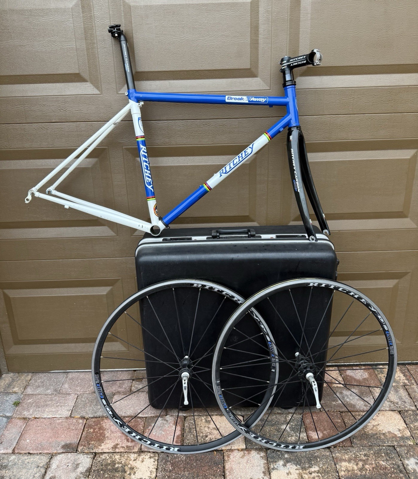 Ritchey Breakaway Steel Road Bike Frame & Fork, Coupler Style Travel Frame, 54cm