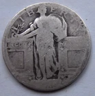 DATELESS  TYPE 1 Standing Liberty 25 Cent Quarter - 90% Silver  .1808 troy oz