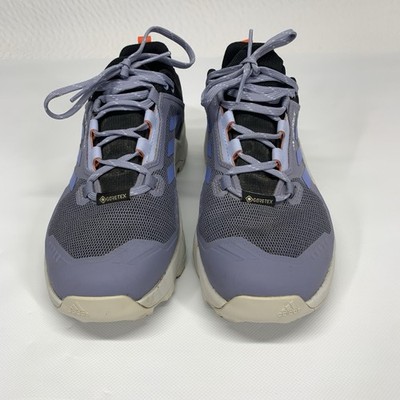 Adidas Terrex Swift R Gray Black Blue Purple Athletic Trail Hiking Shoes Men s 8