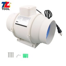 6 Inch Inline Duct Fan Pipeline Ventilation Exhaust Fan 400 CFM for Grow Tent