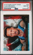 Jalen Brunson 2018-19 Court Kings Acetate Rookies RC #20 PSA 10 ~Pop 4 Knicks