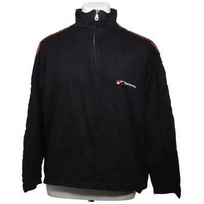 Dcook, Fleecepullover, Größe: XL, Schwarz/Orange, Baumwolle/Polyester #DxW