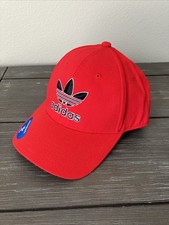 New Adidas Men s Originals Icon SnapBack 2.0 Red/Black/White GA5255
