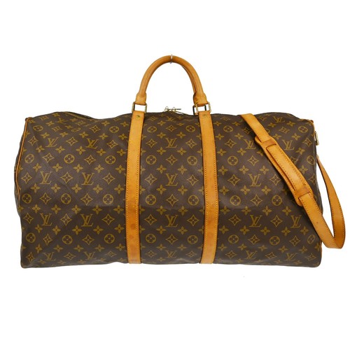 Best04 LOUIS VUITTON MONOGRAM KEEPALL BANDOULIERE 60 M41412 VI8912 NQ07922