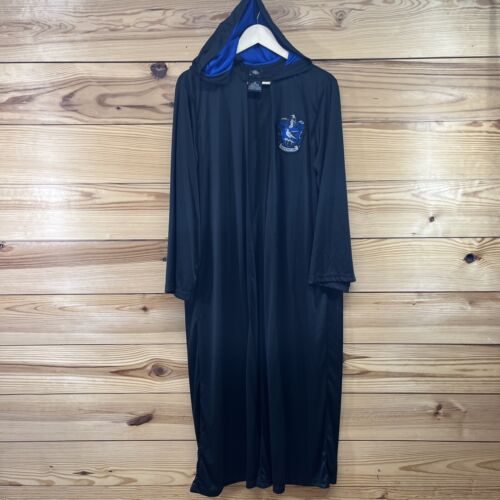 Harry Potter Ravenclaw Costume Black and Blue Long Robe with Hood 