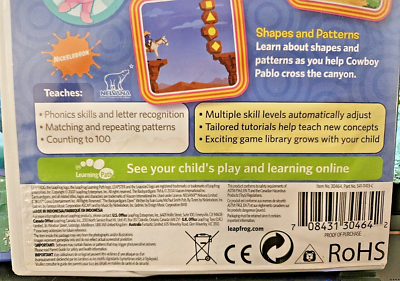 The Backyardigans Leapster 1 & 2, 2006, Game & W/ Slight Cracks 2
