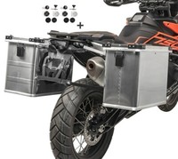 Alukoffer Set Gobi 34-45L FüR Honda CRF 450L + Haltesatz KofferträGer