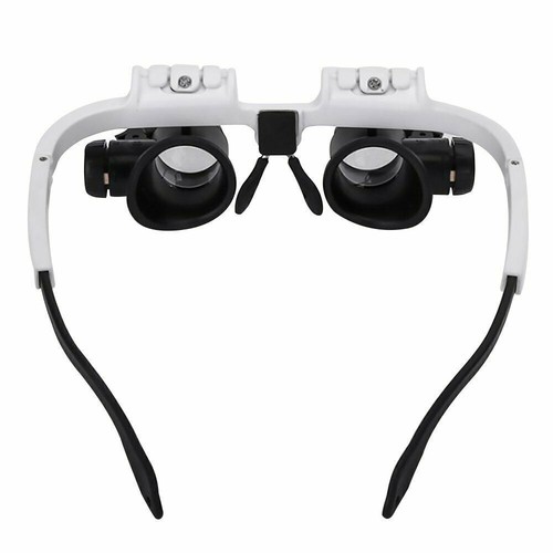 Magnifier Magnifying Glasses Jeweler Microscope Watch Repair Headband LED Light - Picture 5 of 9