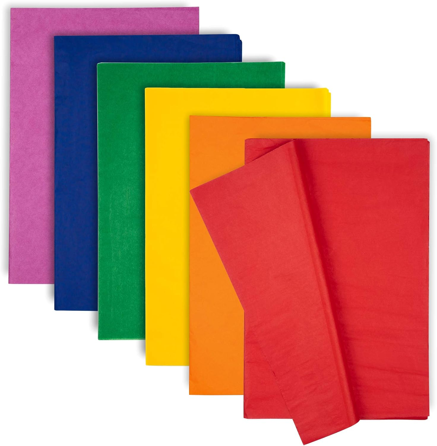 Multi Coloured Tissue Paper 120 Sheet Rainbow Gift Wrapping Paper 15 X 20 Inch G