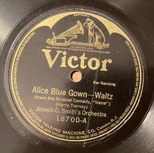 Joseph C Smith Or – 78 rpm Victor 18700: Alice Blue Gown/Tripoli; V+ cond