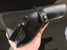 Vintage Brauer Bros MFG Co Black Leather Holster H5 Right Hand Revolver