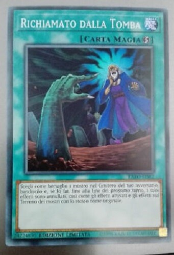 *** CALLED BY THE GRAVE *** (ITALIAN) (MINT/NM) EXFO-ENSE2 SUPER RARE YUGIOH ! - Picture 1 of 1