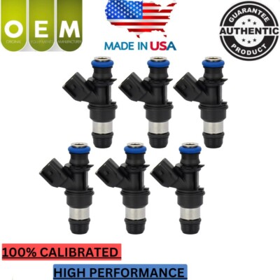 OEM 6x Delphi Fuel Injectors Fits 05-06 Buick Terraza 3.5L V6 12586557
