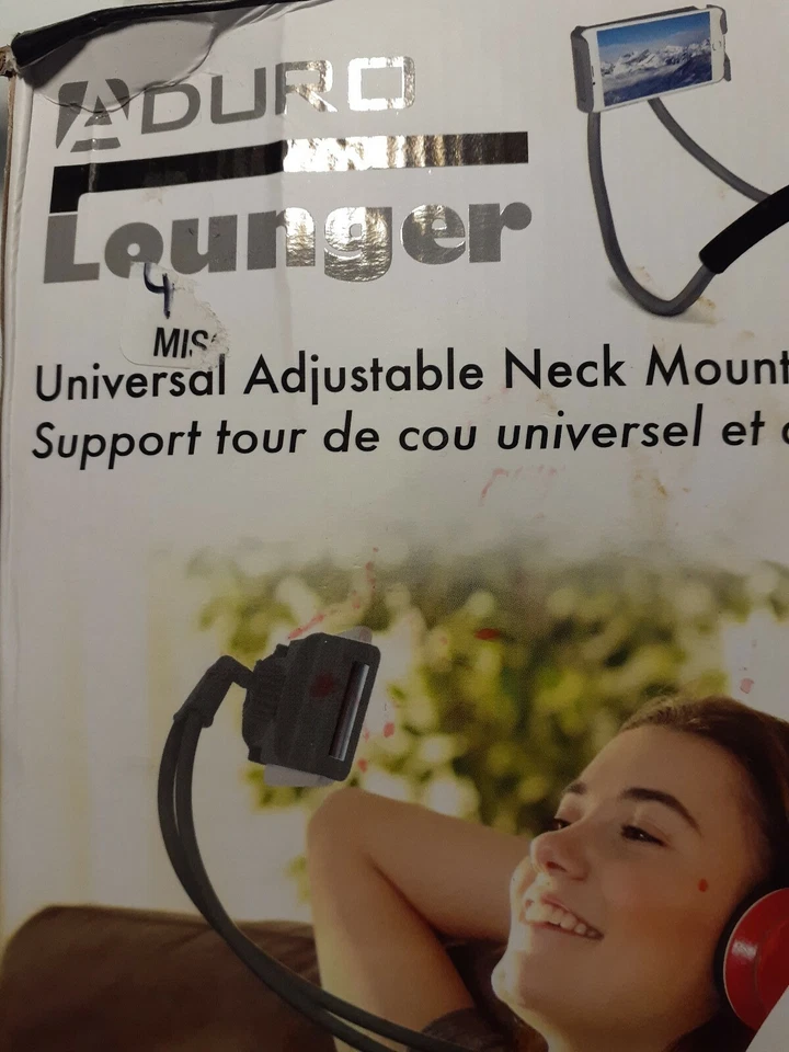 УНИВЕРСАЛЬНЫЙ РЕГУЛИРУЕМЫЙ ДЕРЖАТЕЛЬ ДЛЯ ТЕЛЕФОНА НА ШЕЮ ADURO LOUNGER ОТКРЫТАЯ КОРОБКА - Изображение 3 из 4