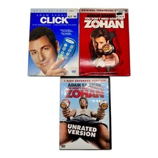 Adam Sandler DVD Lot Click Special Edition You Don't Mess With The Zohan 3-Disc