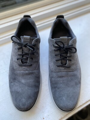 Cole Haan Navy and Gray Oxfords Cole Haan Original Grand Grand OS Wingtip Oxford Blue Knit  main image 4