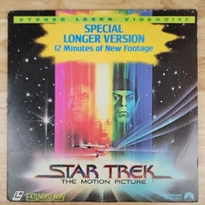 Star Trek Motion Picture Laserdisc LD 2 Disc Movie Special Longer Version