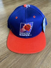 Vintage NBA Phoenix Suns Orange Brim Snapback Hat Drew Pearson Brand New w/Tags