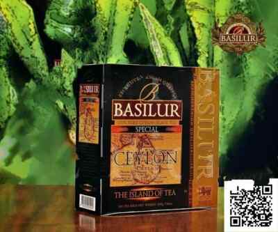 Basilur Ceylon Tea - Special Pure ceylon Black tea in 100 Tea Bags free Shipping