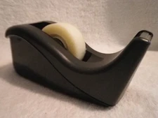 Scotch Classic Desktop Tape Dispenser C-60 Black  w/ tape