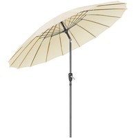 Shanghai Parasol Garden Umbrella Tilting Sunshade UV Resistant 2.6m Christow