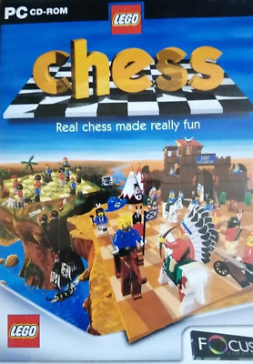 Lego Schach PC DVD Computer Videospiel UK Version Neuwertig