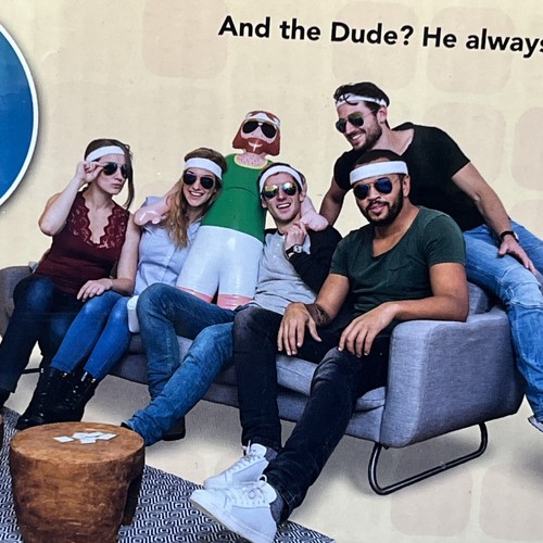NUEVO Who's the Dude? Juego de Charadas Hilarantes Incluye Inflable Tamaño Natural Tío! - Imagen 4 de 4