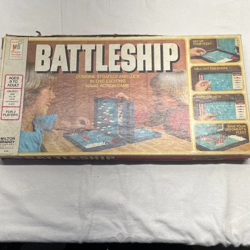 1981 Vintage Milton Bradley Battleship Game 100% Complete