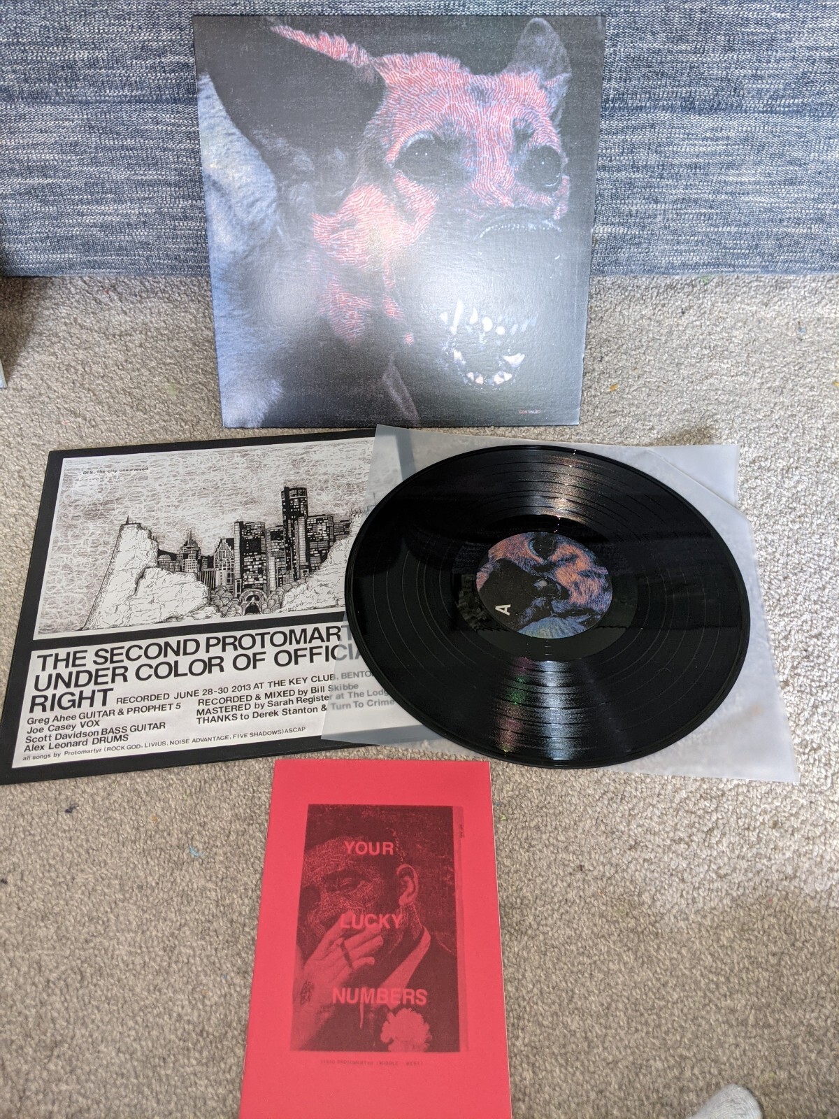 Протомученик - В СООТВЕТСТВИИ С ОФИЦИАЛЬНЫМИ ПРАВАМИ - Виниловый альбом w Zine! БЫВШИЙ в УПОТРЕБЛЕНИИ Wax!!