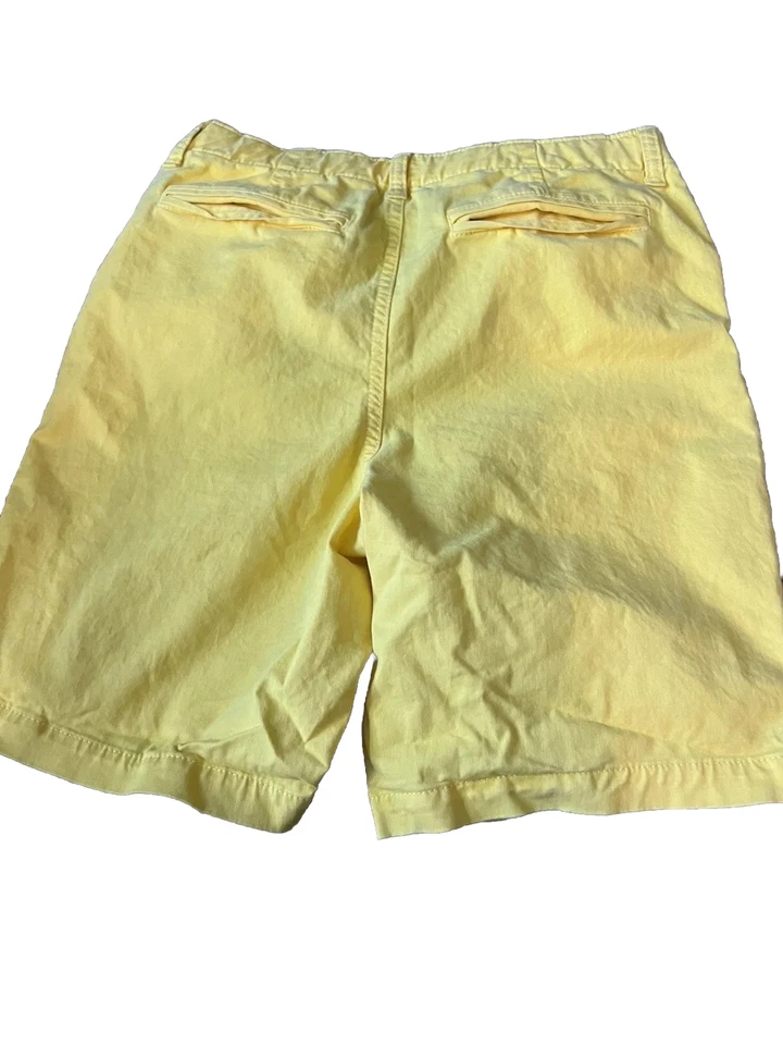 GAP Chinos Niños Niños Pantalones Cortos Cintura Ajustable Amarillo 18 Husky Verano Foto 4 de 4