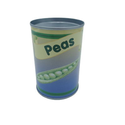 Play Food Real Life Size Can Of Peas Tin New