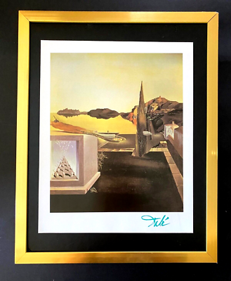 SALVADOR DALÍ N.1 1970　サルバドール ダリ Salvador Dali 1970 Vintage Offset Lithograph Framed Surrealist Art