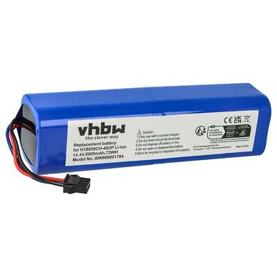 Ersatz Akku für Xiaomi VIOMI ALPHA UV ROIDMI EVE PLUS Viomi A1 5000mAh 14,4V