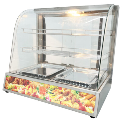 Stainless Food Display Warmer for Egg Tart Three-layer Electric Food Insulation