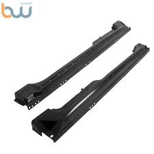 Anti-Rust Rocker Panel Cover Black For Ford F150 2009-2014 Super/Extended Cab