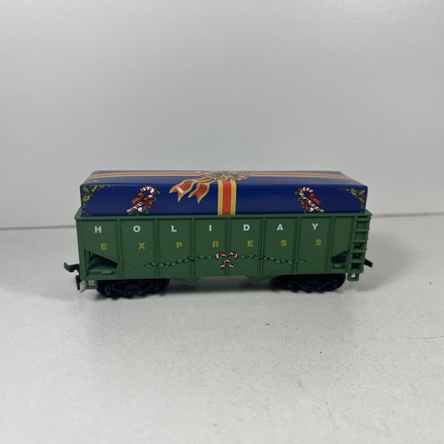 Modelo Power HO 2 Bay Tolva Coche Navidad Felices Vacaciones Tren de Carga Vagón 0404 | Condition: Used