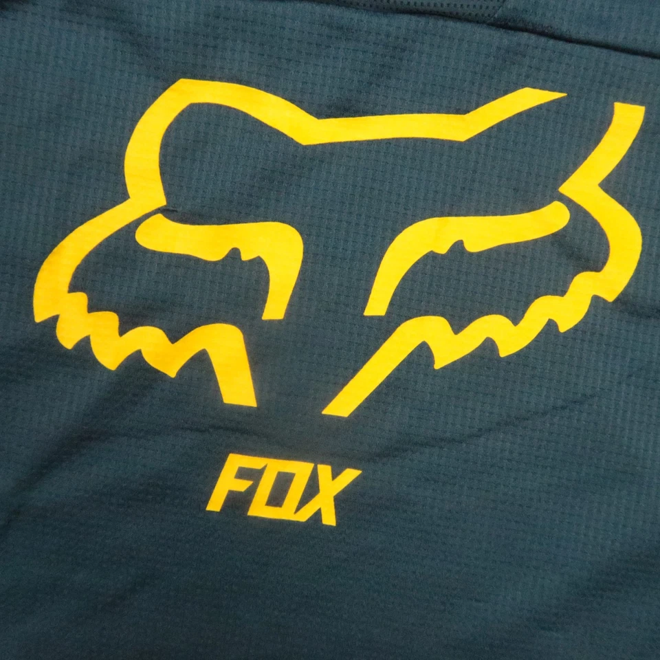 Fox Jersey Para Hombres XXL Azul Amarillo 180 Motocross Carreras Pullover Camisa Ligera Foto 4 de 4