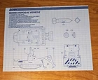 Vintage 1985 GI Joe Bomb Disposal  Vehicle Blueprints Instructions Hasbro ARAH