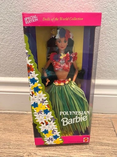 Vintage 1994 Mattel Polynesian Barbie Dolls of The World Collection
