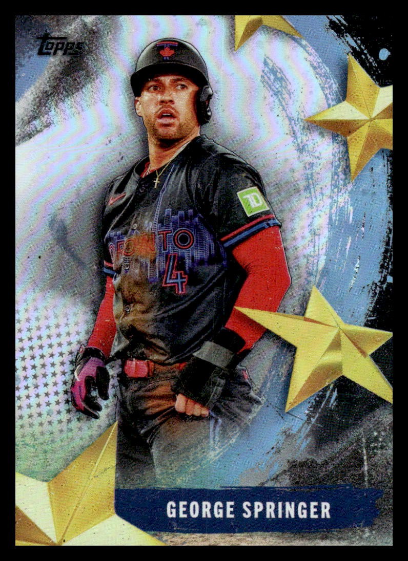 2025 TOPPS STARS OF MLB #SMLB-56 GEORGE SPRINGER TORONTO BLUE JAYS BASEBALL