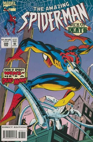 Amazing Spider-Man, The #398 VF; Marvel | Doctor Octopus Web of Death 3 - w/Bag+