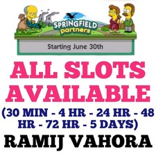 All Type Slots - Springfield Partners Guarantee Completion Partner Event